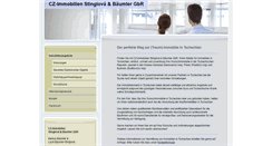 Desktop Screenshot of cz-immo.com